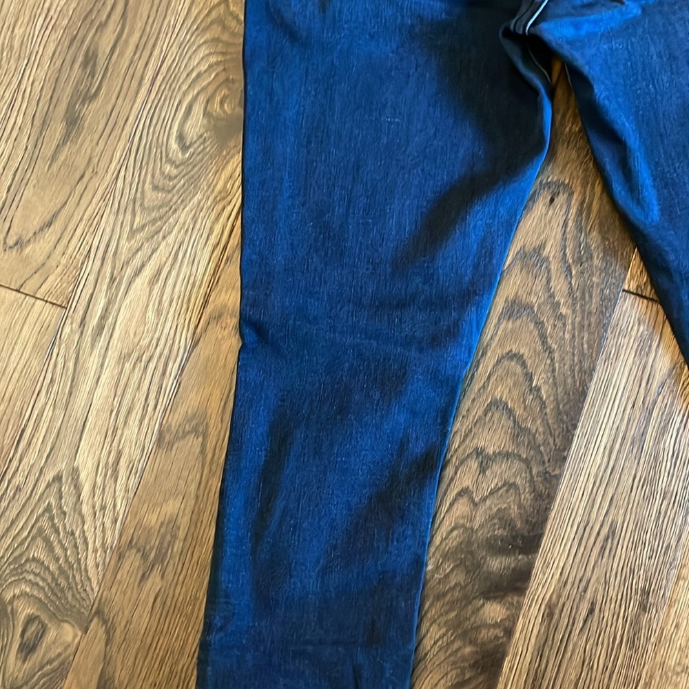 Express Women's Deep Blue High Rise Skinny Jeans - Picture 12 of 16